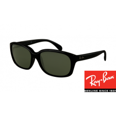 Fake Ray-Ban RB4161 Sunglasses Black Frame Green Lens For Sale