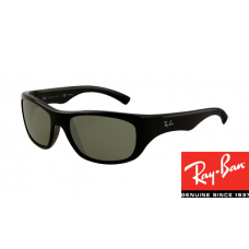 Fake Ray-Ban RB4177 Sunglasses Black Frame Green Lens Sale