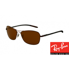 Replica Ray-Ban RB8302 Tech Sunglasses Brown Frame Sale
