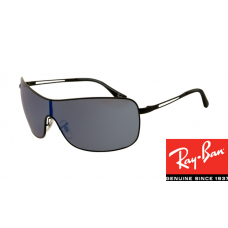 Imitation Ray-Ban RB3466 Sunglasses Black Frame Gray Lens