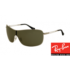 Imitation Ray-Ban RB3466 Sunglasses Gunmetal Frame Green Lens