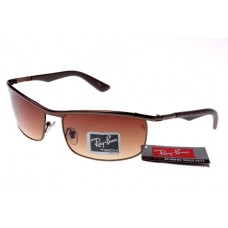 Discount Ray Ban RB3459 sunglasses brown frame gradient brown lens
