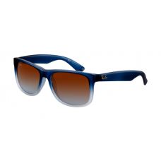 Fake Ray Ban RB4165 Justin Sunglasses Rubber Gradient Blue Frame