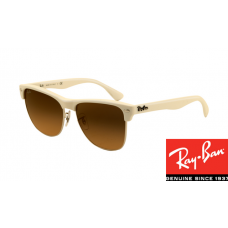 Replica Ray-Bans RB4175 Clubmaster Oversized Beige Frame Sale