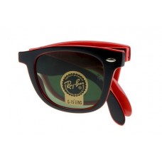 Replica Ray-Ban Sunglasses RB4105 folding black red frame 