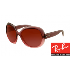 Imitation Ray-Ban RB4098 Jackie Ohh II Brown Frame Red Wine Lens