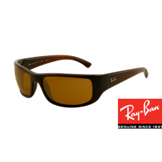 Wholesale Fake Ray-Ban RB4176 Sunglasses Dark Brown Frame
